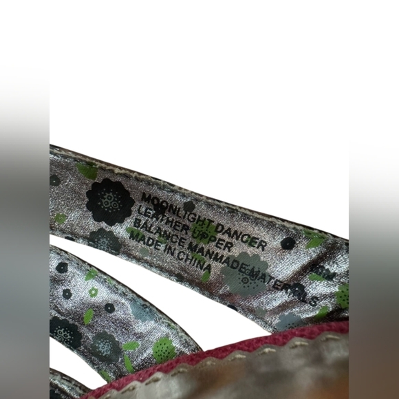 Poetic Licence Moonlight Dancer Heel Leopard/Floral Leather Size 10 EUC - Picture 8 of 8